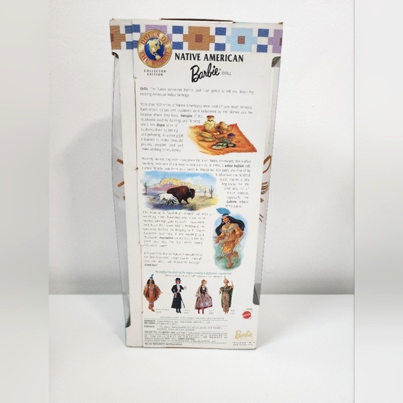 Vintage Special Collectors Edition Mattel Native American Barbie Dolls Full Set - Picture 15 of 16